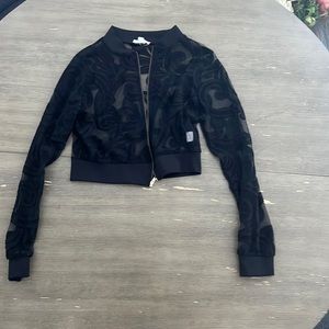 Sheer Cropped Jacket